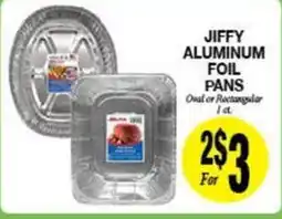 Arlan's Market Jiffy aluminum foil pans offer
