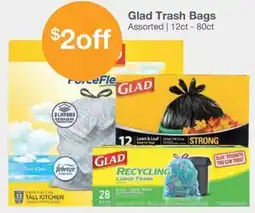 Kinney Drugs Glad trash bags offer