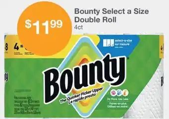 Bounty select a size double roll