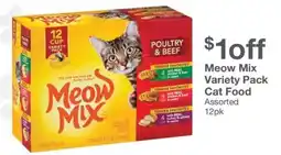 Kinney Drugs Meow Mix Cat Food offer