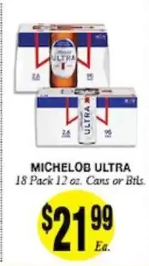 Arlan's Market Michelob Ultra offer