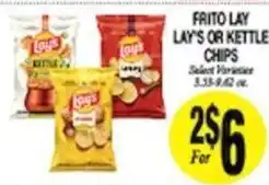Arlan's Market Frito Lay Lay's or Kettle Chips offer