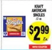Arlan's Market Kraft american singles offer