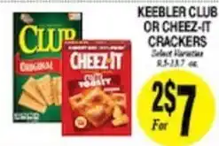 Arlan's Market Keebler Club or Cheez-It Crackers offer