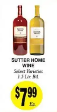 Arlan's Market Sutter Home Wine offer