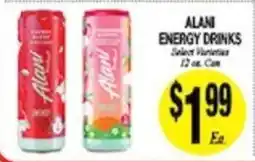 Arlan's Market Alani energy drinks offer
