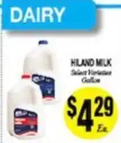 Arlan's Market Hiland milk offer