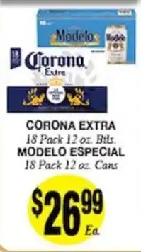 Arlan's Market Corona Extra offer