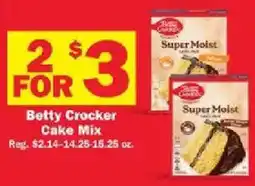 Schnucks Betty Crocker cake mix offer