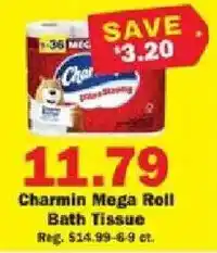 Schnucks Charmin Mega Roll Bath Tissue offer