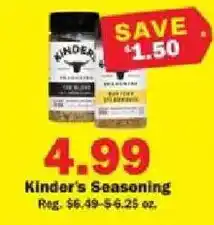 Schnucks Kinder's Seasoning offer