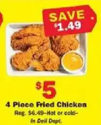 Schnucks 4 Piece Fried Chicken offer