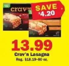 Schnucks Crav'n Lasagna offer
