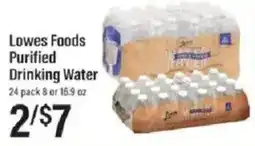 Lowes Foods Lowes Foods Purified Drinking Water offer