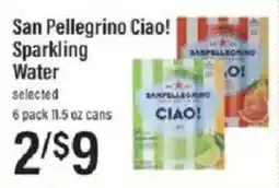 Lowes Foods San Pellegrino Ciao! Sparkling Water offer