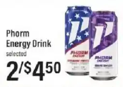 Lowes Foods Phorm Energy Drink offer