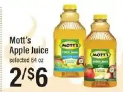 Lowes Foods Mott's apple juice offer