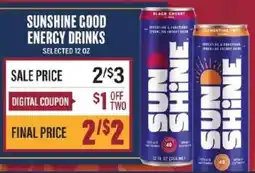 Lowes Foods Sunshine good energy drinks offer