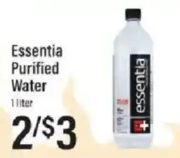 Lowes Foods Essentia purified water offer