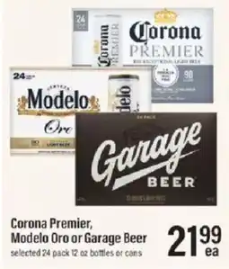 Lowes Foods Corona Premier, Modelo Oro or Garage Beer offer