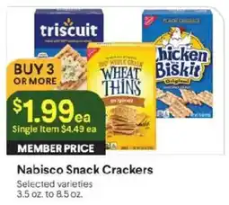 Raley's Nabisco Snack Crackers offer