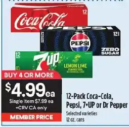 Raley's Coca-Cola, Pepsi, 7-UP or Dr Pepper offer