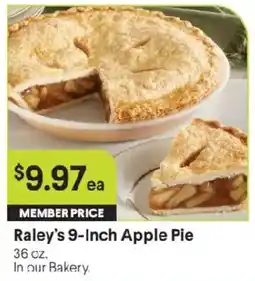Raley's Raley's 9-Inch Apple Pie offer