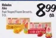 El Super Holandas Aiko Fruit Shaped Frozen Desserts offer