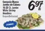 El Super White Shrimp Headless offer