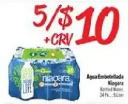 El Super Niagara bottled water offer