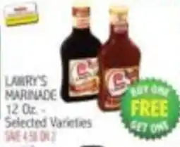 Ingles Markets Larly's marinade offer