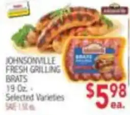 Ingles Markets Johnsonville fresh grilling brats offer