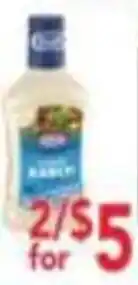 Ingles Markets Kroger ranch dressing offer