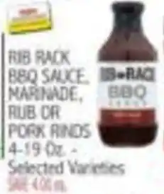 Ingles Markets Rib Rack Bbq Sauce offer