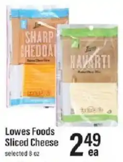 Lowes Foods Lowes Foods Sliced Cheese offer