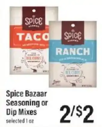 Spice Bazaar Seasoning or Dip Mixes