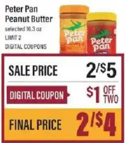 Lowes Foods Peter Pan Peanut Butter offer