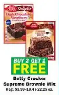 Betty Crocker supreme brownie mix