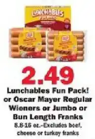 Schnucks Lunchables Fun Pack offer