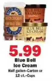 Schnucks Blue Bell Ice Cream offer