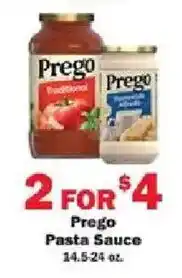 Schnucks Prego pasta sauce offer
