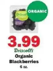 Schnucks Driscoll's Organic Blackberries offer