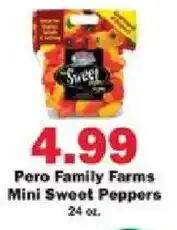 Schnucks Pero Family Farms Mini Sweet Peppers offer