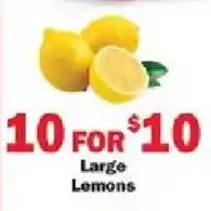Schnucks Large Lemons offer