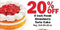 Schnucks Fresh Strawberry Torte Cake offer