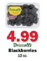 Schnucks Driscoll's blackberries offer