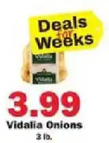 Schnucks Vidalia Onions offer