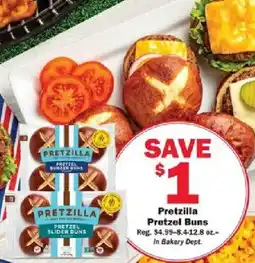 Schnucks Pretzilla Pretzel Buns offer