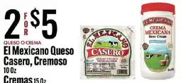 Jons International El Mexicano Queso Casero, Cremoso offer