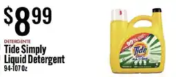 Jons International Tide Simply Liquid Detergent offer
